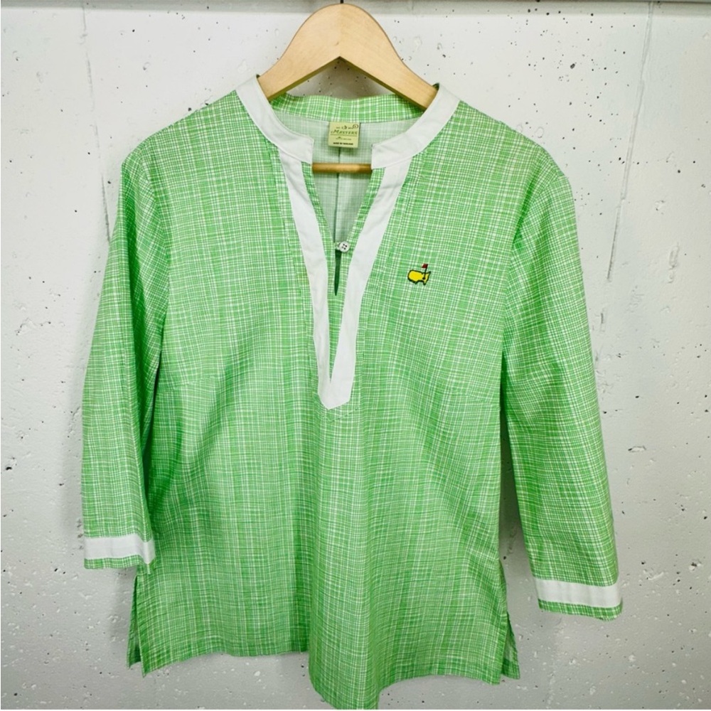 Peter Millar Women’s Large Augusta Masters Golf Tournament Green & White Tunic